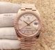 Rolex Day Date 40 Rose Gold Chocolate Diamond Dial Swiss Replica Watches (7)_th.jpg